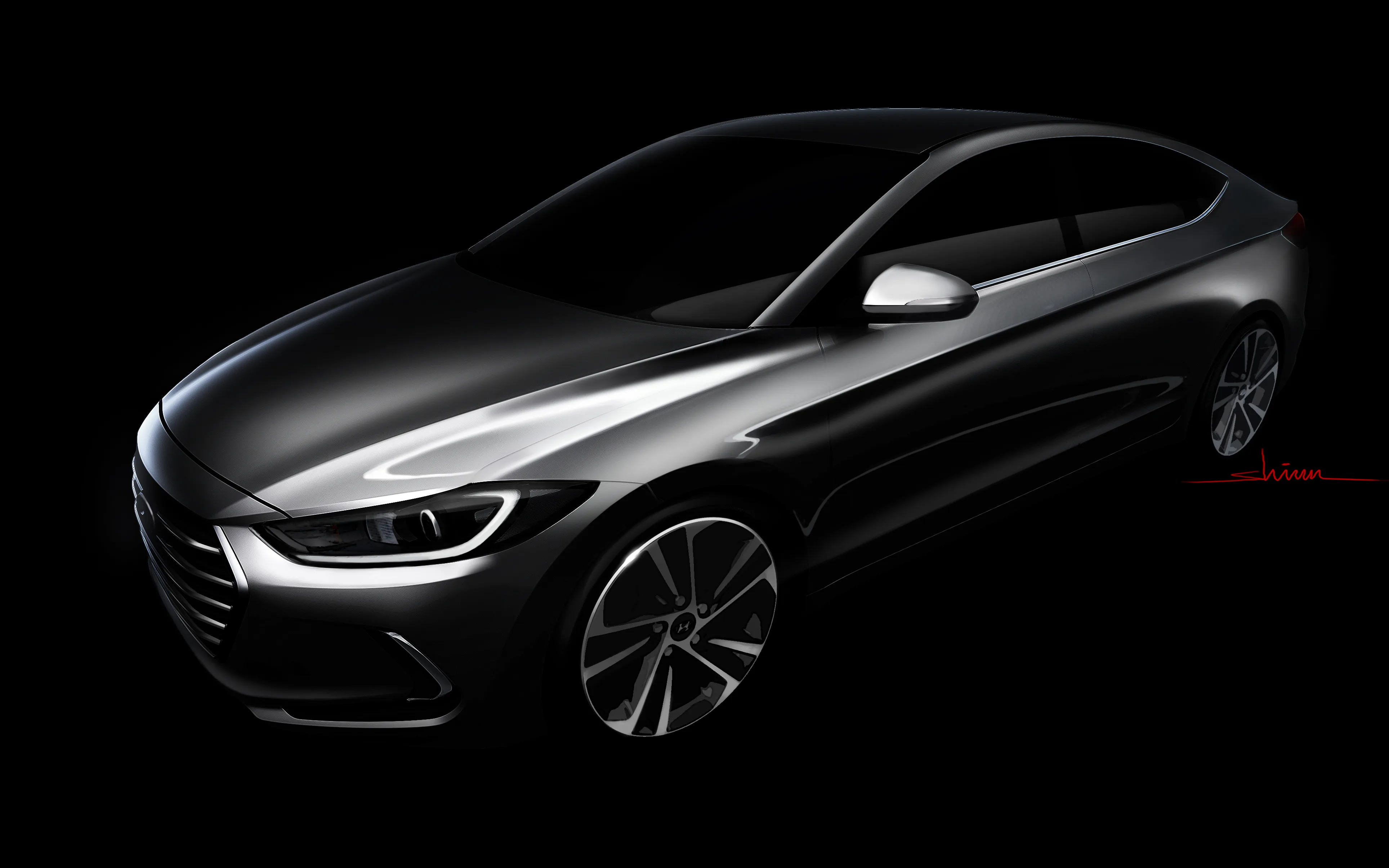 Hyundai Elantra Official Render Revealed