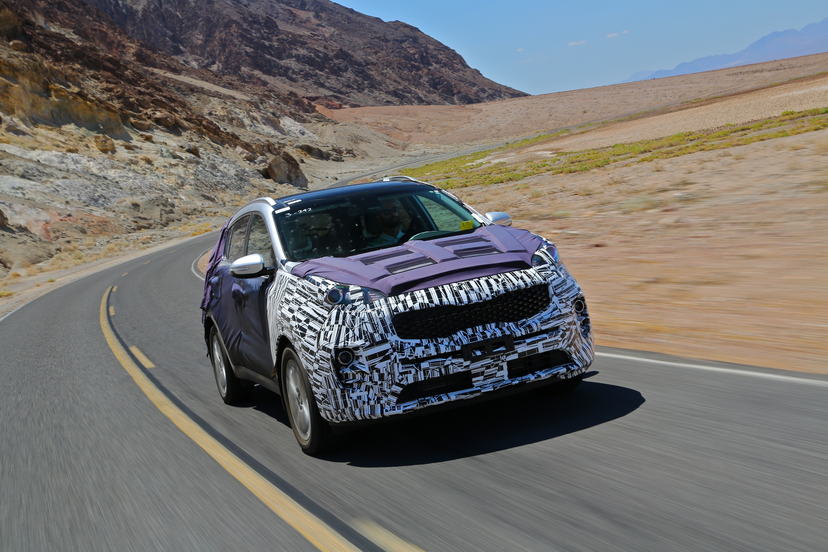 Death Valley Hot Weather Test for All-New Kia Sportage