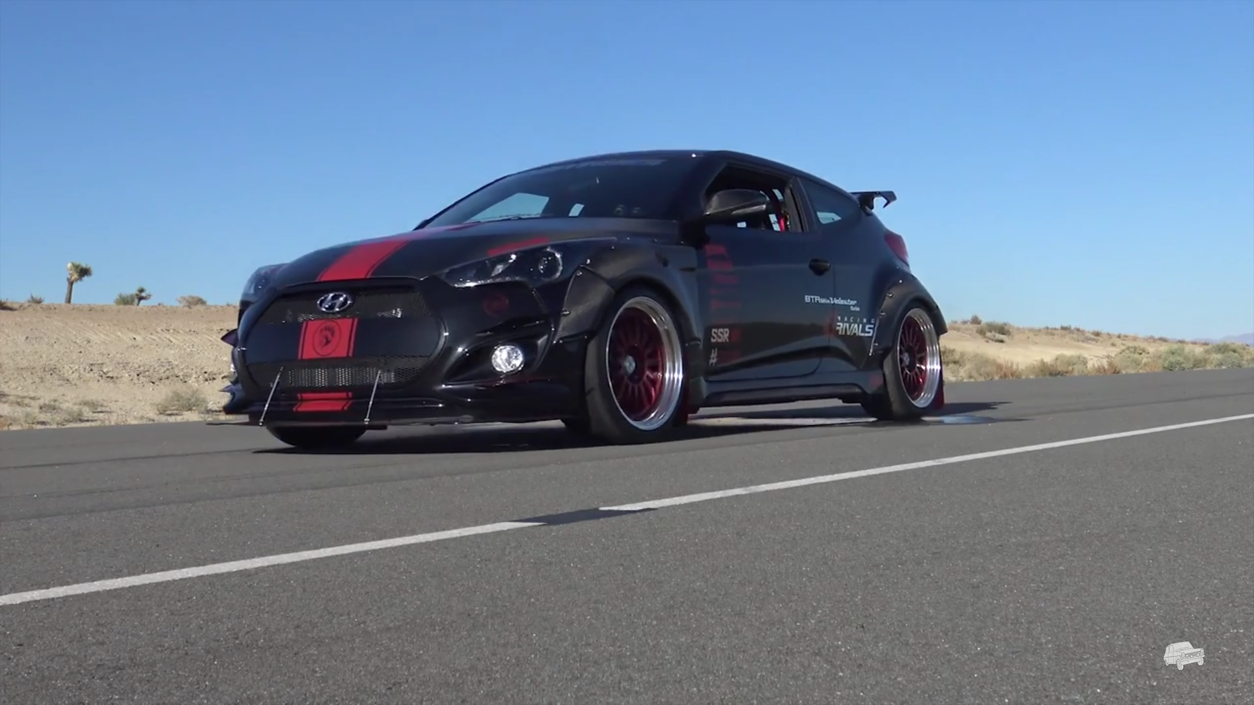 Blood Type Racing Veloster at Hyundai Proving Grounds