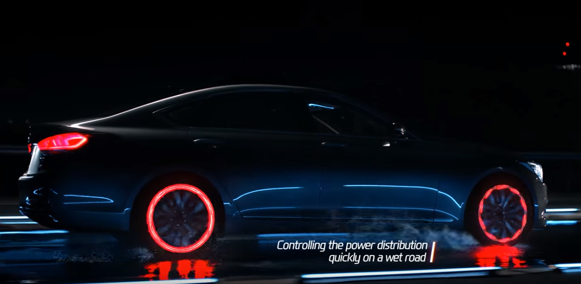Hyundai Showcased HTRAC System with LED Ligths