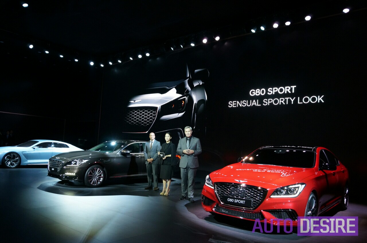 Genesis G80 Sport Made An Apparence at Busan Motorshow