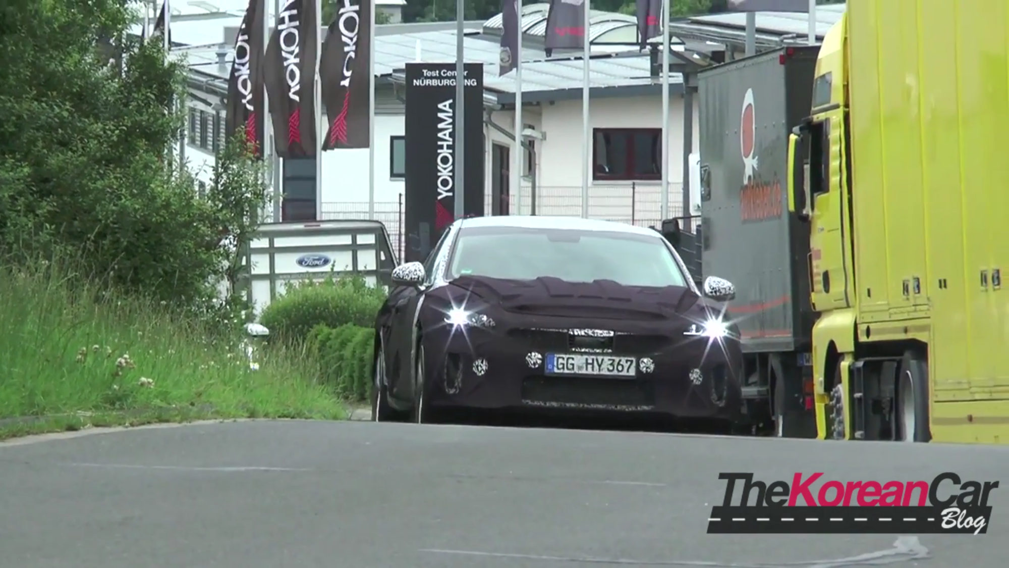 Kia GT Testing Video at Nurburgring