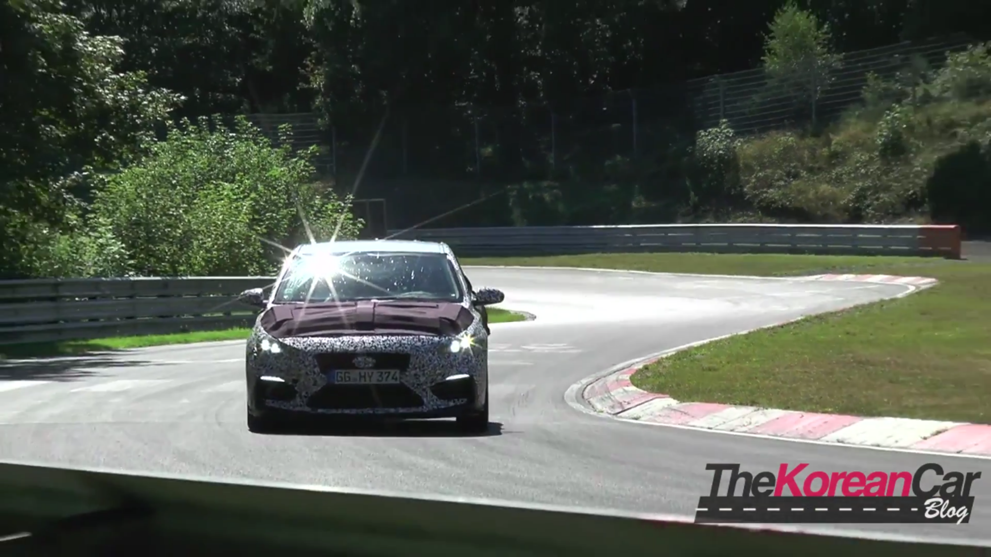 Hyundai i30 N Performance Video at Nurburgring
