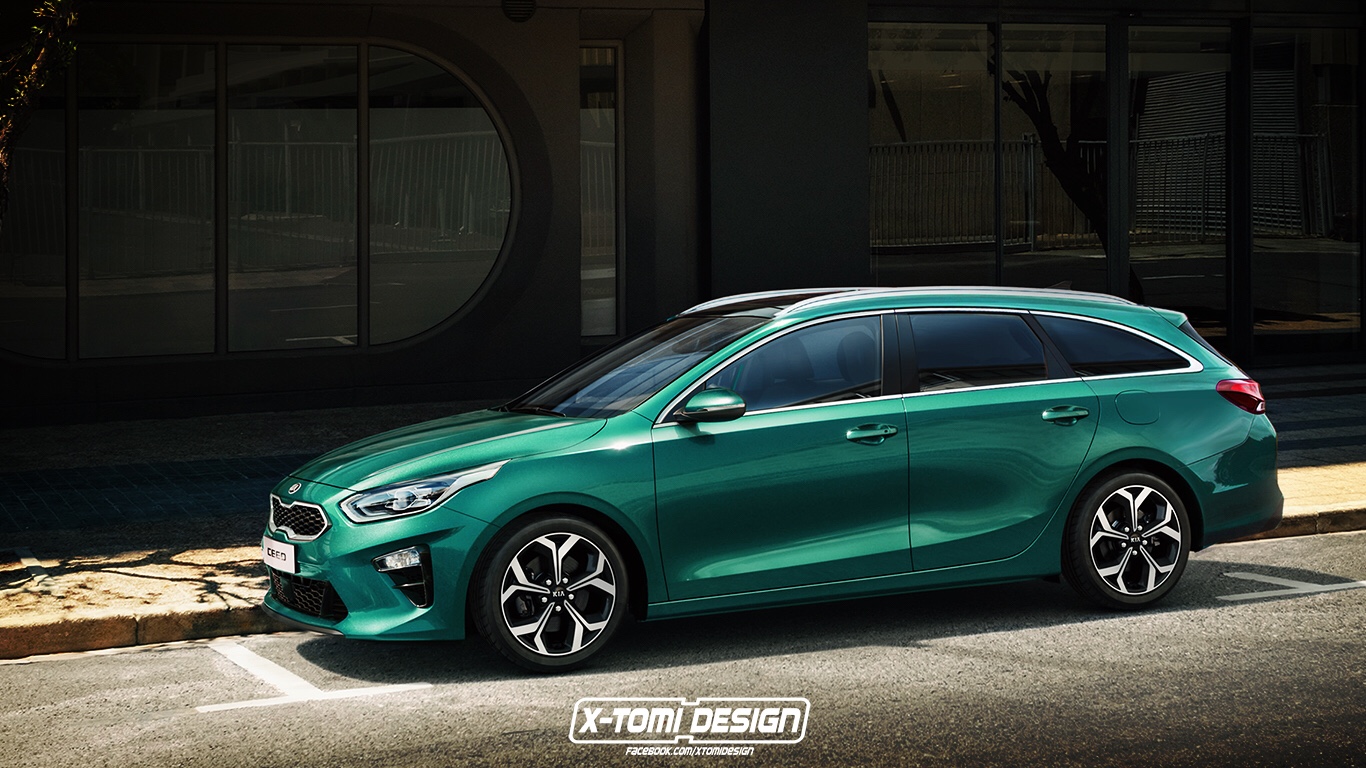 Kia Ceed Wagon Imagined Ahead Geneva