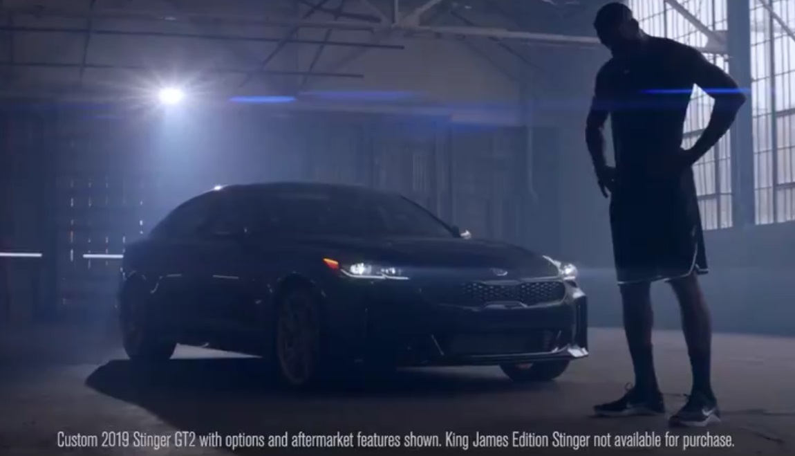 Kia Motors America Teases LeBron James Stinger GT Edition