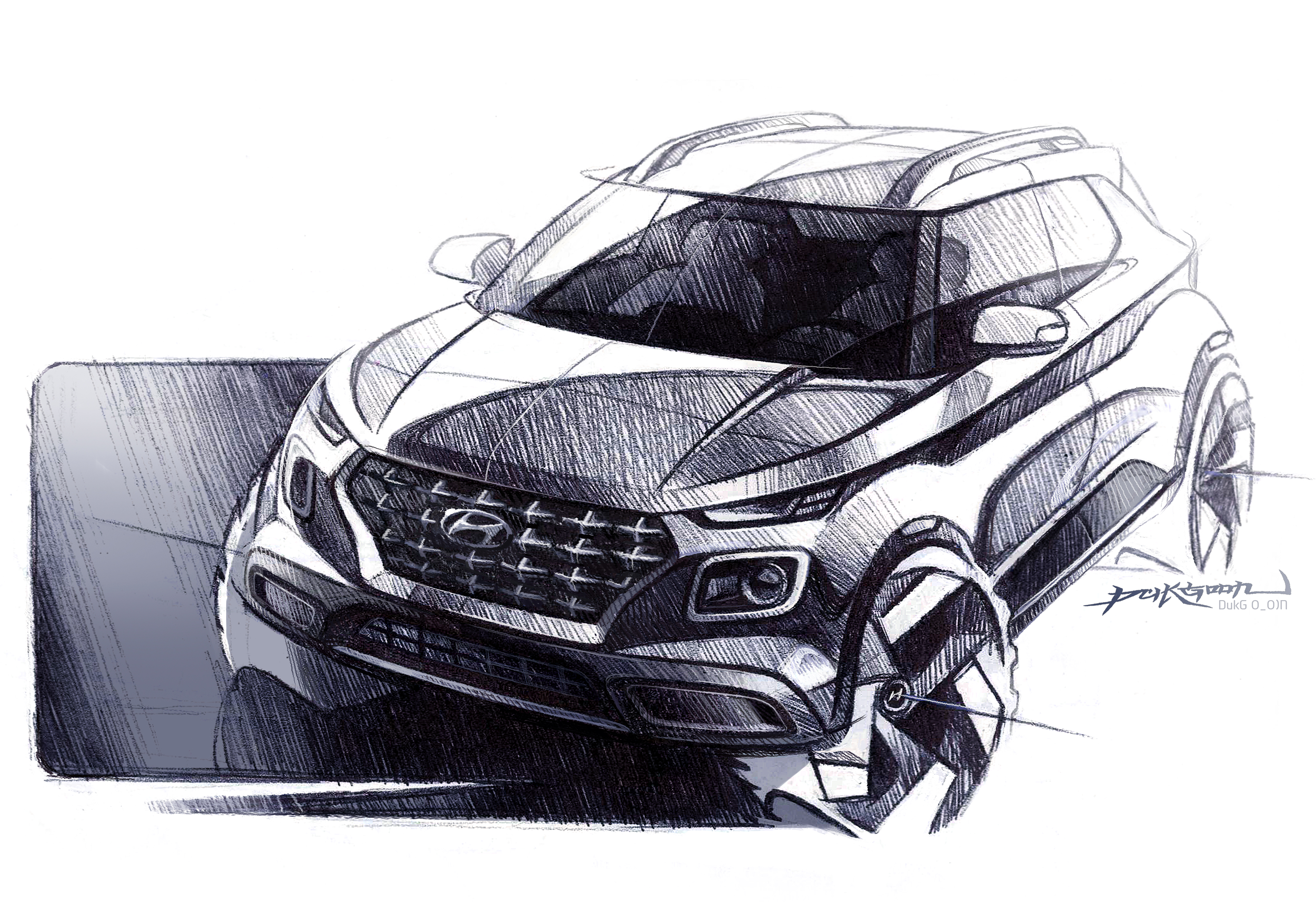 Hyundai Reveal Venue Sketches Before NY Debut