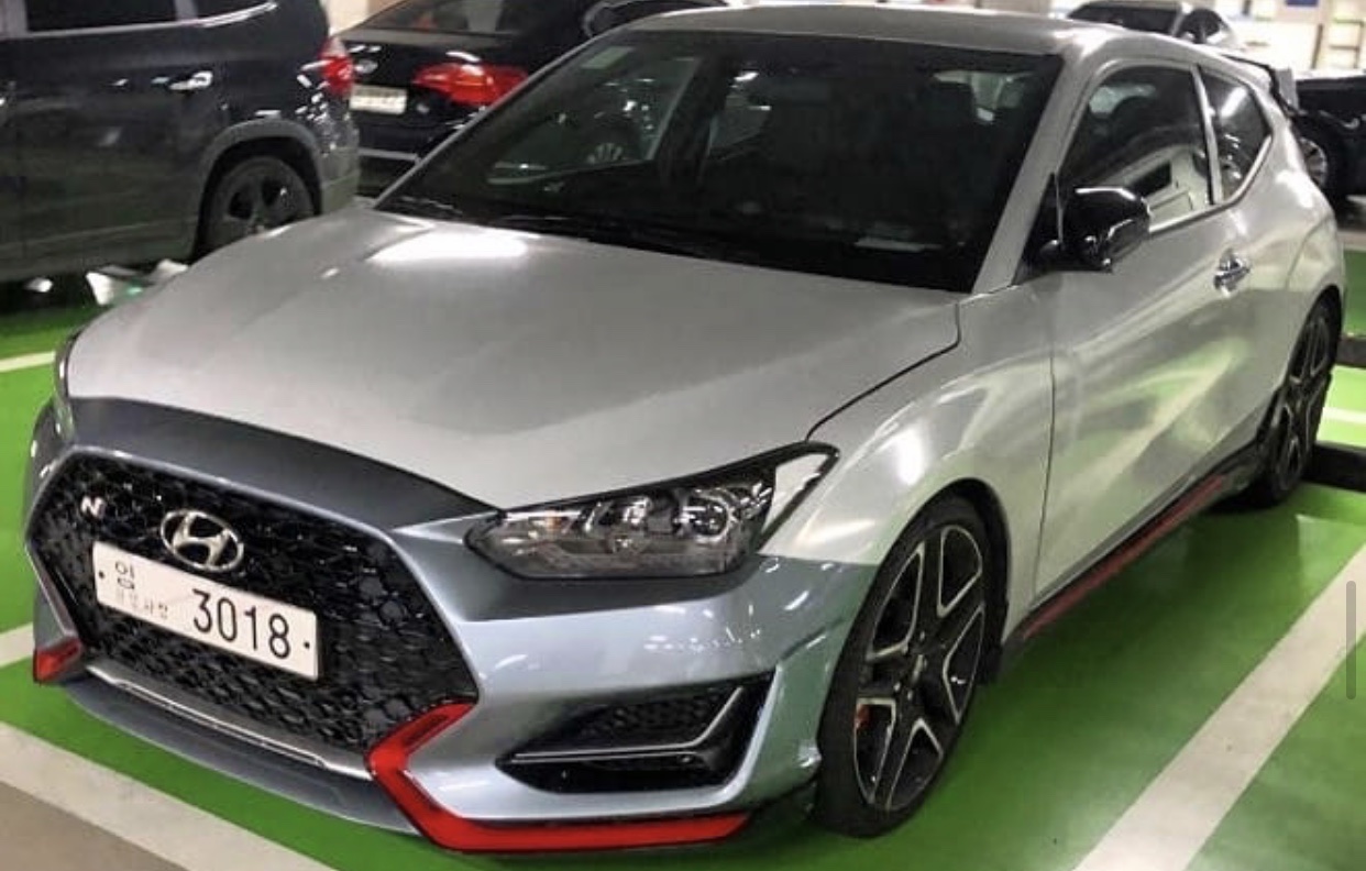 Mysterious Hyundai Veloster N Spied
