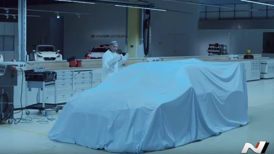 Hyundai Motorsport Teases EV Race Car for Frankfurt