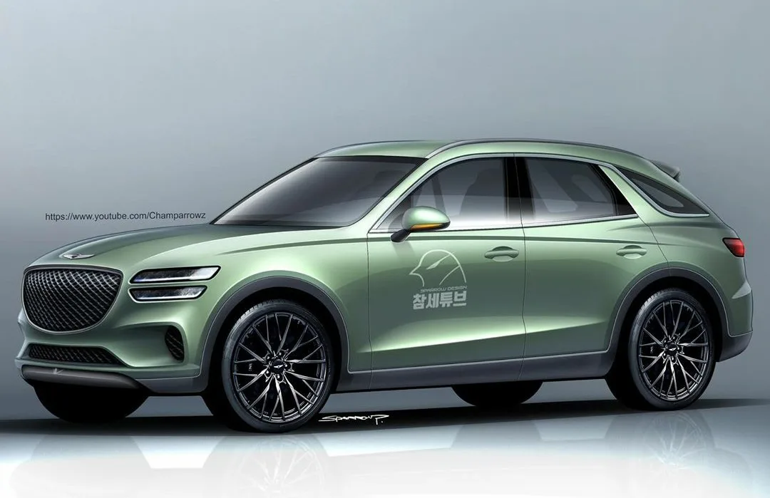 2021 Genesis GV70 Rendering