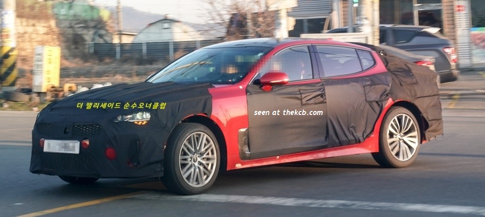 Kia Stinger Facelift Spied From More Angles - Korean Car Blog