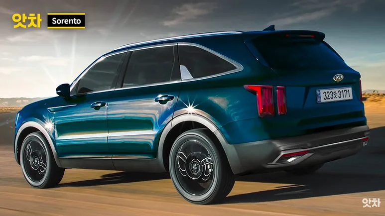 Kia Sorento Rendering Closer to Production