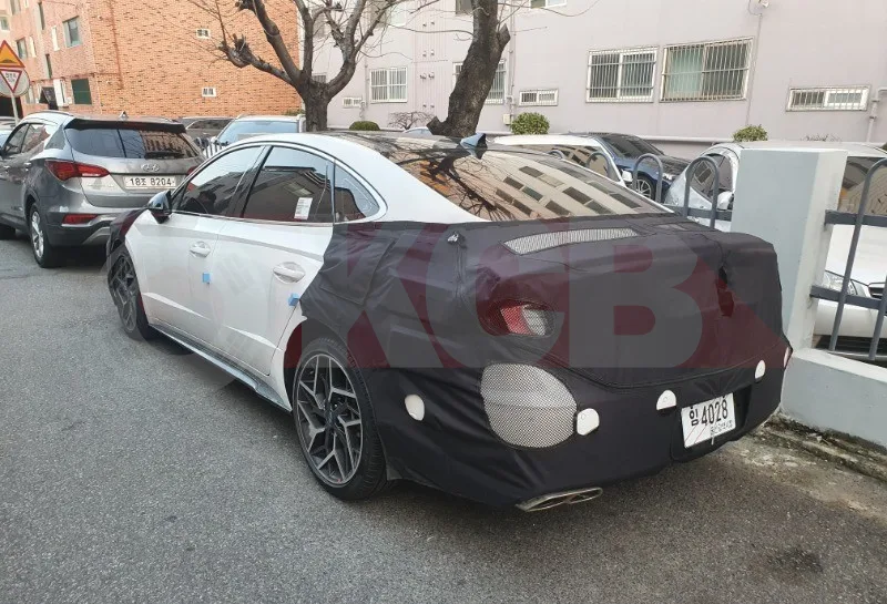 Hyundai Sonata N-Line Spied in South Korea