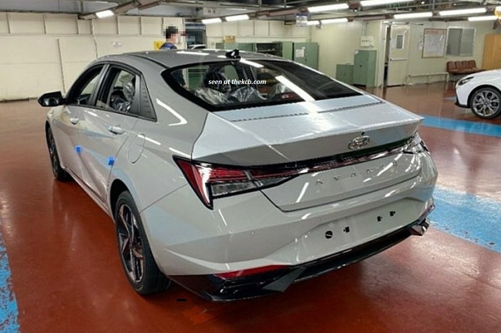 2021 Hyundai Elantra Caught Inside the Factory