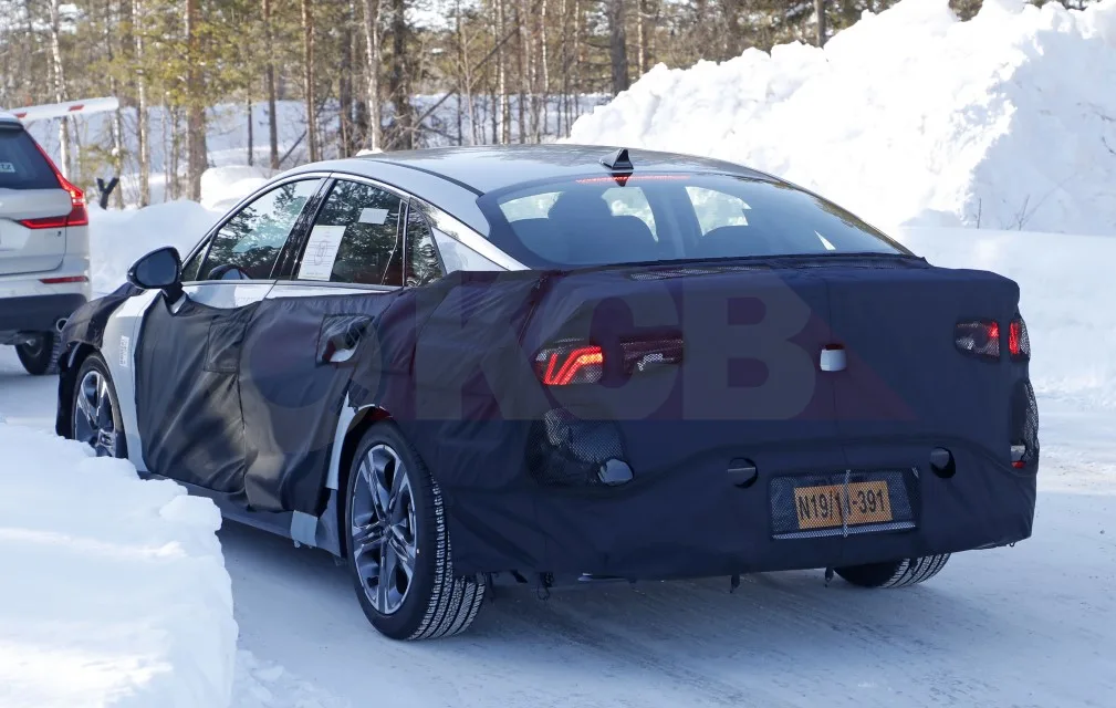 Kia K5 Spotted Testing AWD in the Arctic Circle