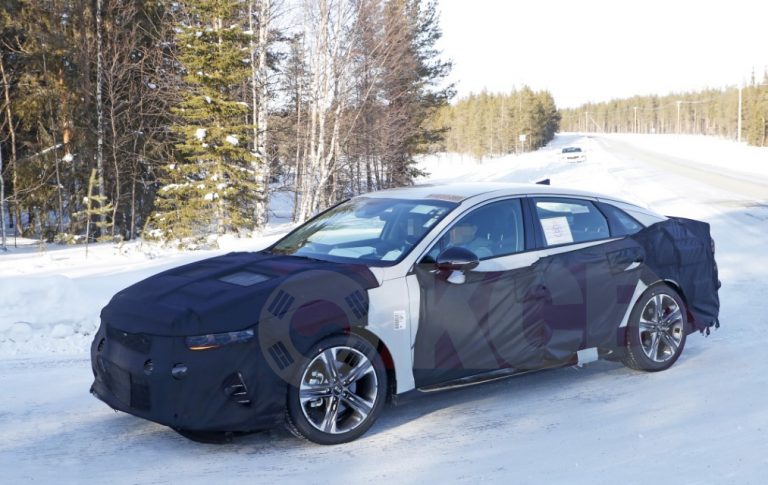 Kia K5 Spotted Testing AWD in the Arctic Circle - Korean Car Blog