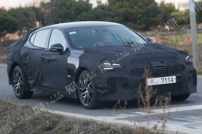 First Changes on Kia Stinger Facelift Front End