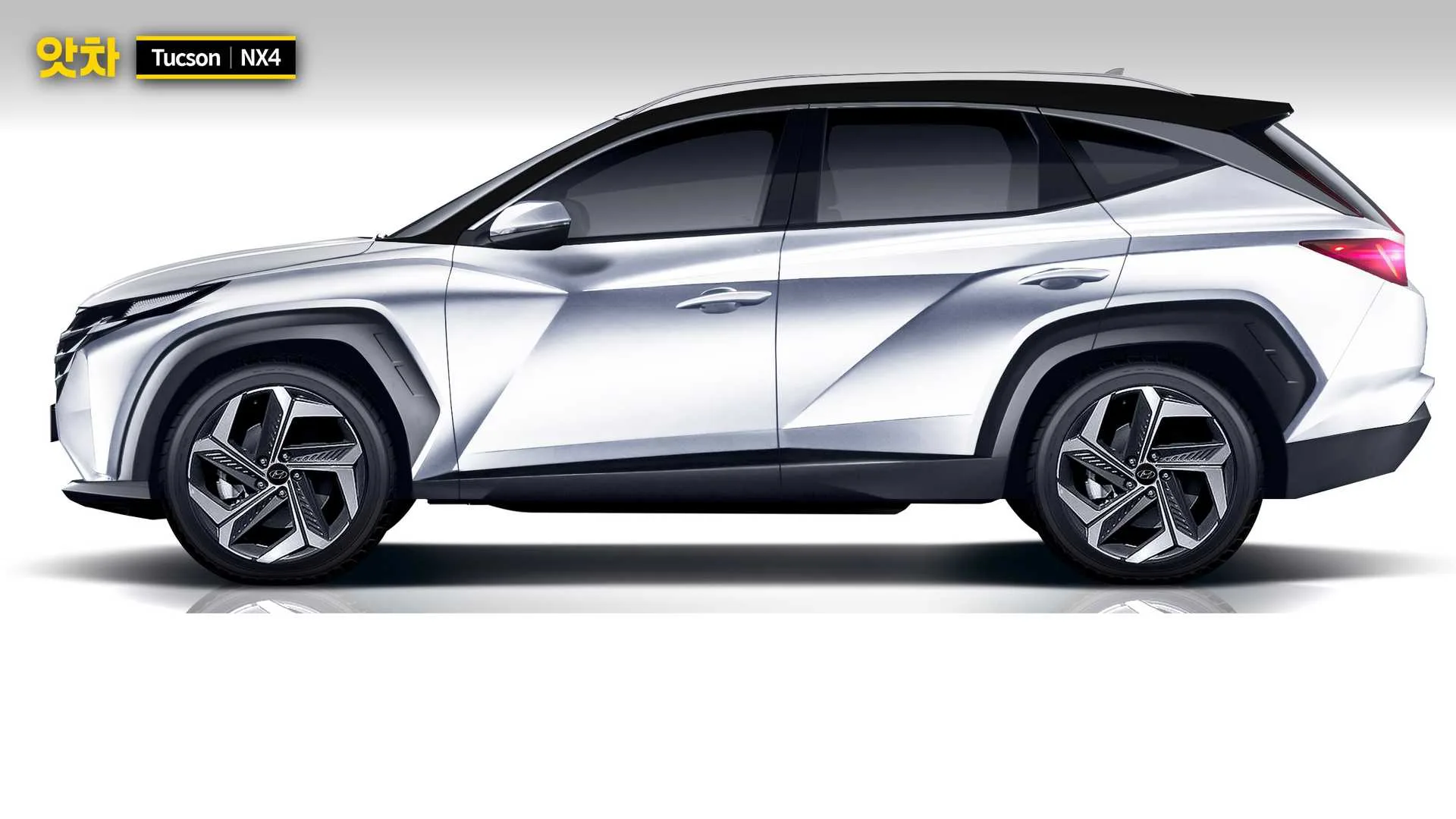 Hyundai Tucson Rendering Shows Polarizing Design