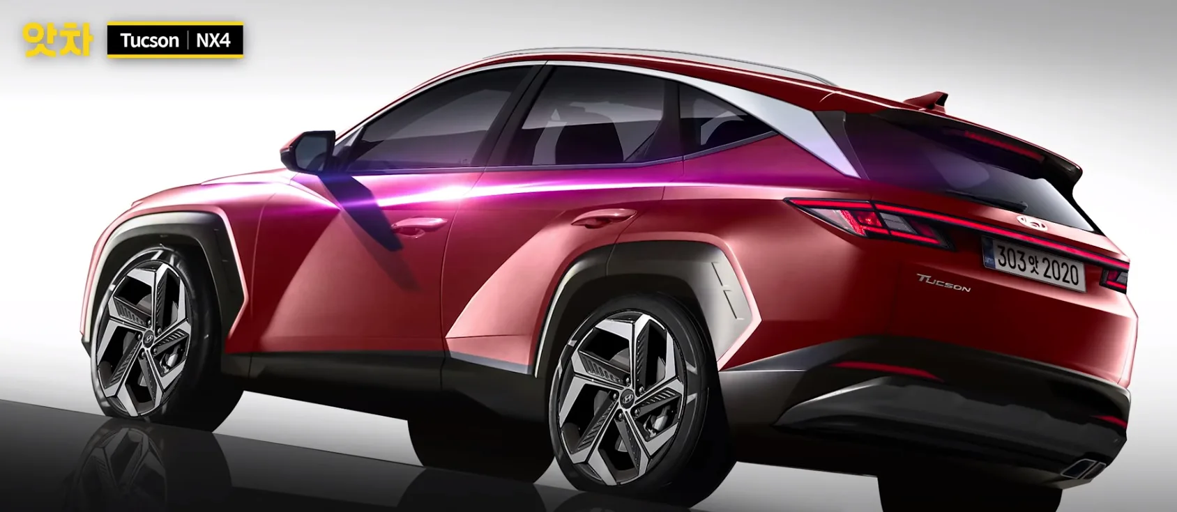 Hyundai Tucson Rendering Looks Sleek