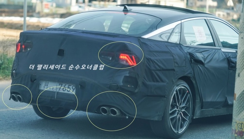 Kia K5 GT Spied in South Korea