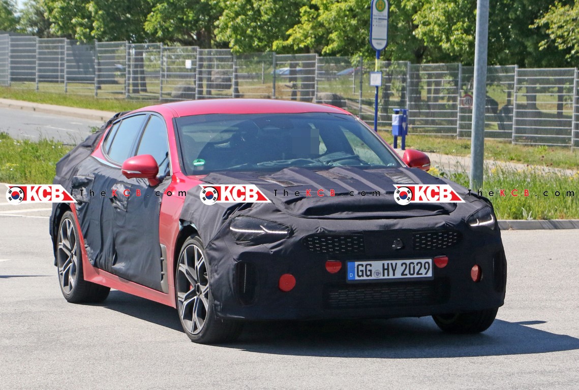 The Updated Kia Stinger Spied in Europe