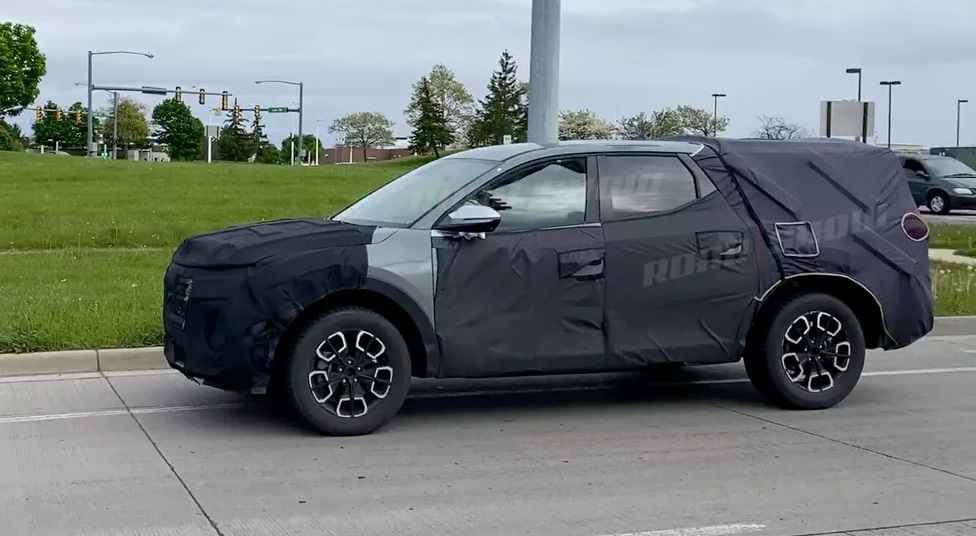 Hyundai Santa Cruz Spied in the US for the First Time