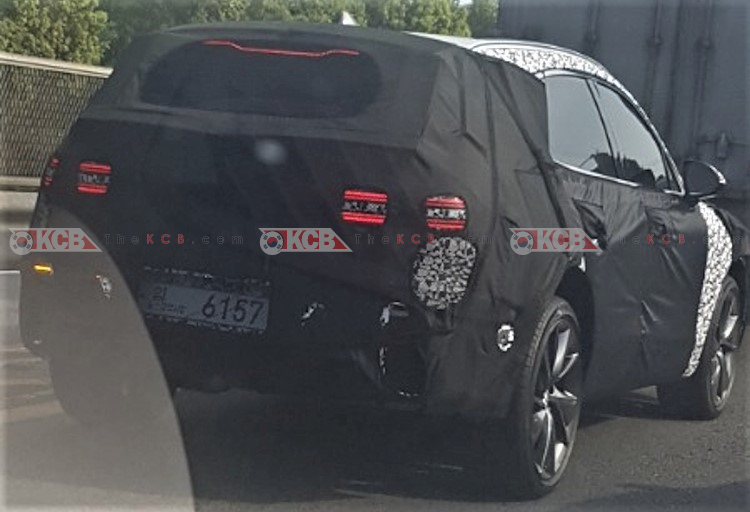 2021 Genesis GV70 Spied w/ Production Taillights