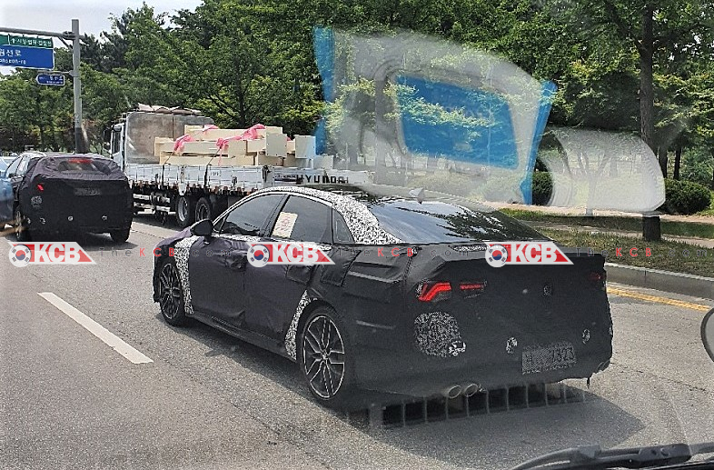 Kia K5 GT Spied in South Korea