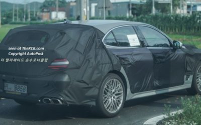 Genesis G70 Shooting Brake Spied Up Close