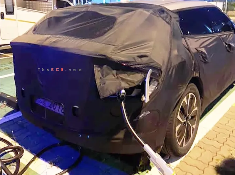Kia CV EV Crossover Spied, Curious Charging Port Door