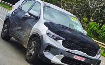 Kia Sonet Caught Completely Undisguised