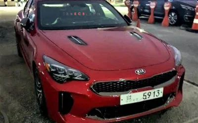 Updated: Kia Stinger Facelift Caught Undisguised