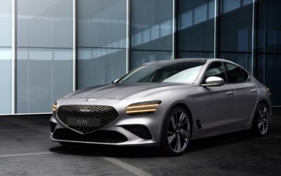 Genesis Adds New Corporate Styling to Facelifted Genesis G70