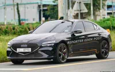 A Bunch of Genesis G70 Facelift Pictures
