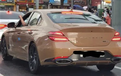 Genesis G70 Facelift First Real World Picture