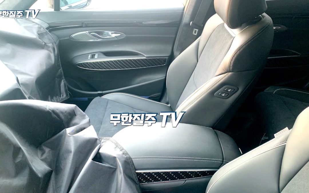 Genesis GV70 Spied w/ Alcantara Seats & Carbon Pattern