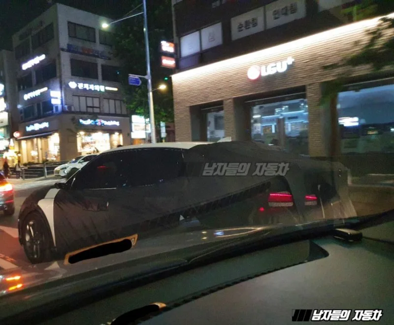 Genesis JW EV Taillight Signature Spied