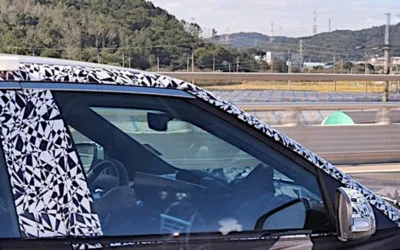 Genesis JW EV Spied w/ Large Screen