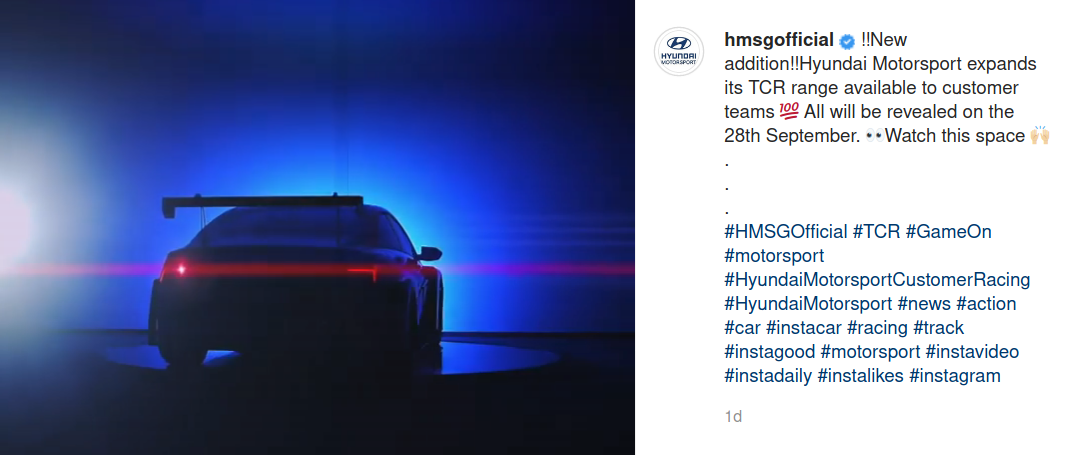 Hyundai Motorsport Teases Elantra TCR