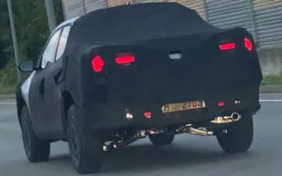 Hyundai Santa Cruz Spied w/ Thor’s Hammer Taillights