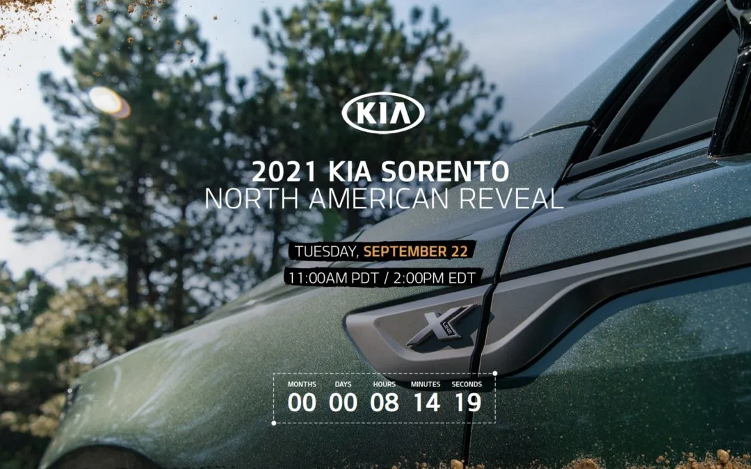 2021 Kia Sorento North American Reveal is Today