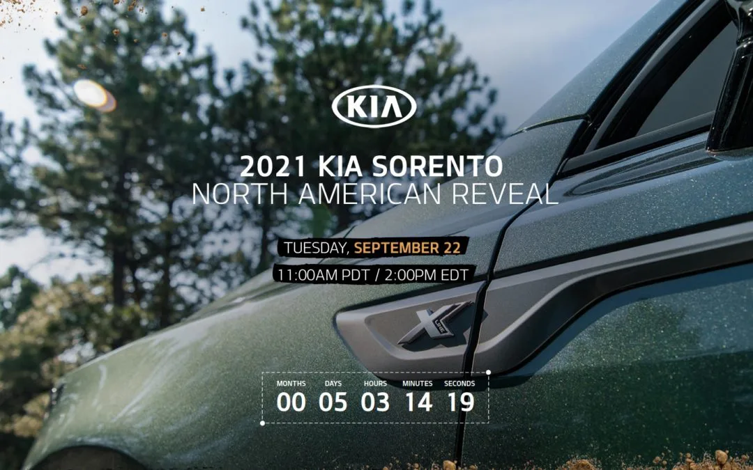 US-Spec Kia Sorento Will Debut on Sept. 22th