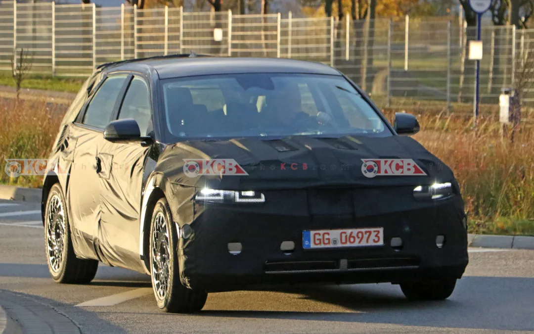 Hyundai Ioniq 5 Spied in Europe w/ Production Lights