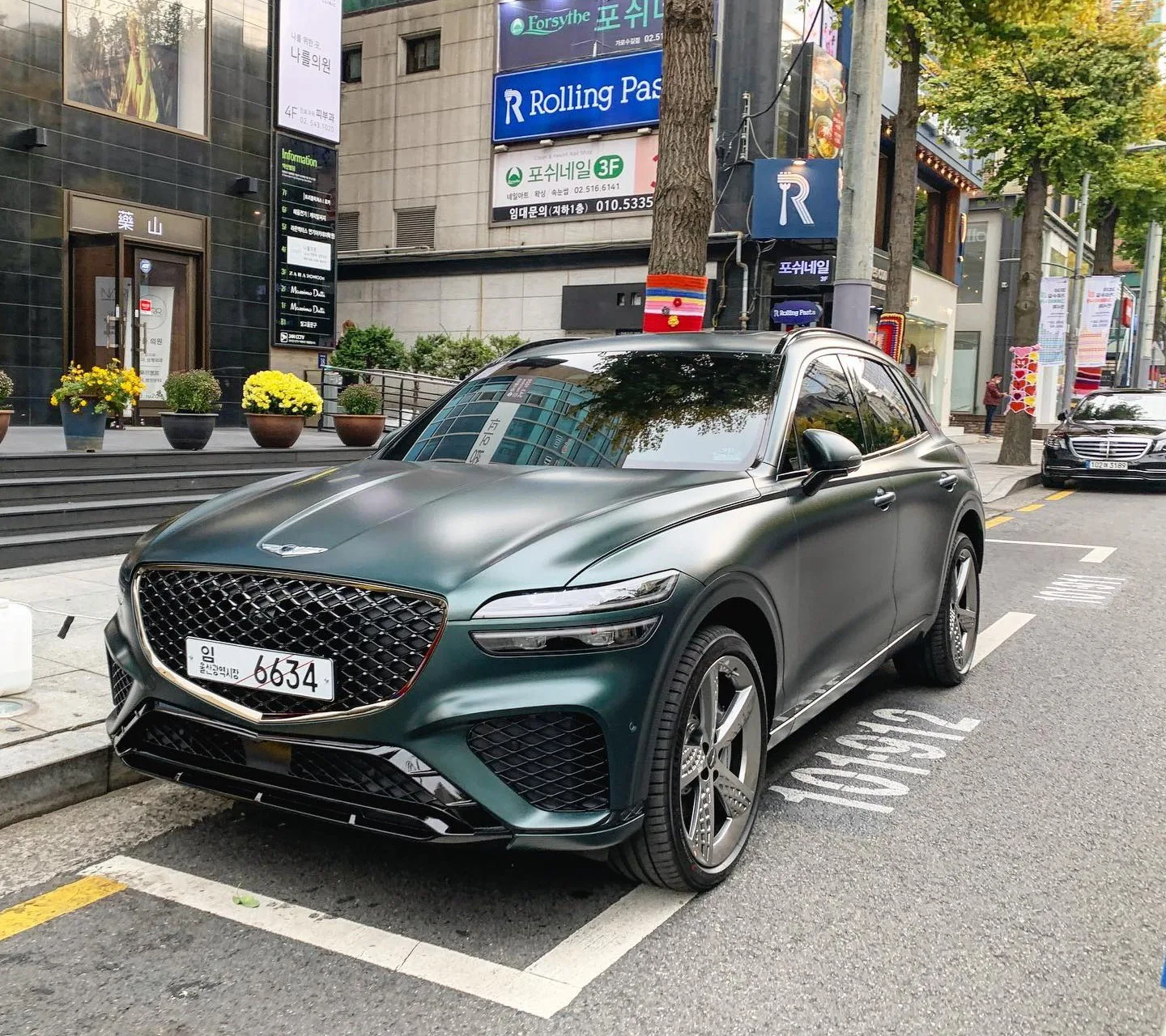 Genesis Gv70 Sport In Matte Green Korean Car Blog