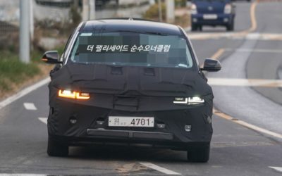 Hyundai Ioniq 5 Production Lights Spied Up Close