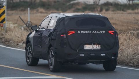 sportage spied