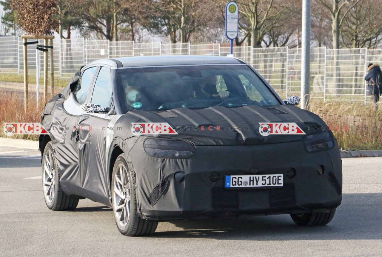 Genesis EV Crossover Spied in Europe w/ Camera Mirrors - Korean Car Blog