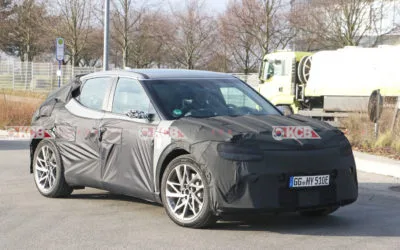 Genesis EV Crossover Spied in Europe w/ Camera Mirrors