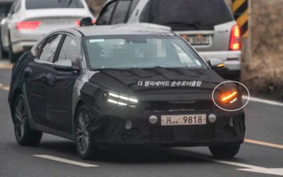 Kia Forte / K3 Facelift Spied in South Korea
