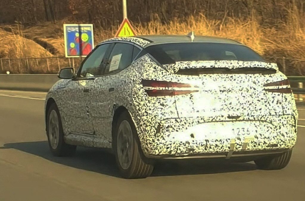 Genesis GV60 Loses Camouflage in Latest Spy Picture