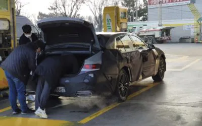 Genesis G90 Shows a Part of its Rear Design